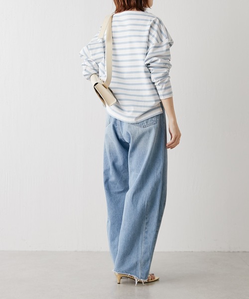 「MACKINTOSH PHILOSOPHY」 長袖カットソー 2 イエロー レディース_画像6