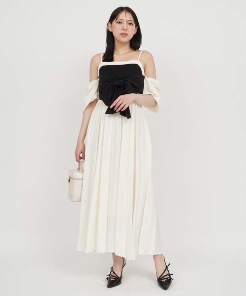 「ROYAL PARTY」 キャミソールワンピース FREE グレー レディース_画像9