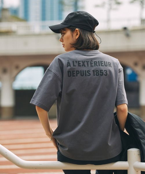 AIGLE（エーグル） tシャツ オーバーサイズバックプリントロゴ 半袖T
