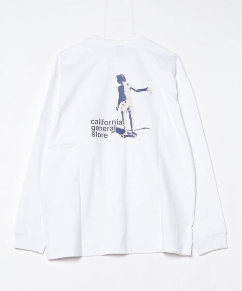 「California General Store」 長袖Tシャツ M ホワイト メンズ_画像2
