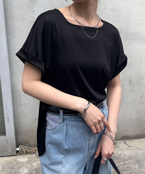 mina perhonen（ミナペルホネン） plover 半袖ニット 36 グレー