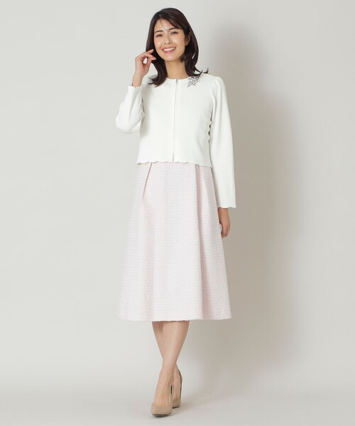 「TO BE CHIC」 ニットカーディガン 38 ネイビー レディース_画像4