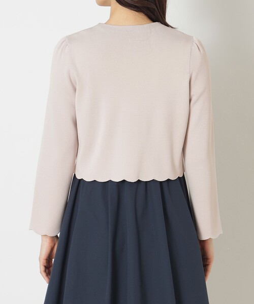 「TO BE CHIC」 ニットカーディガン 38 ネイビー レディース_画像9
