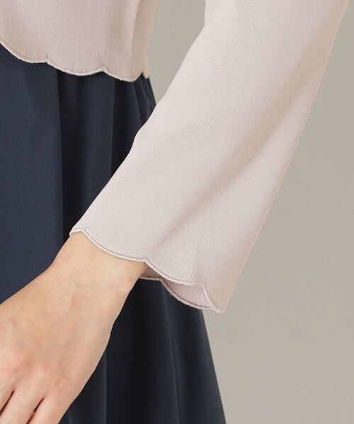 「TO BE CHIC」 ニットカーディガン 38 ネイビー レディース_画像10