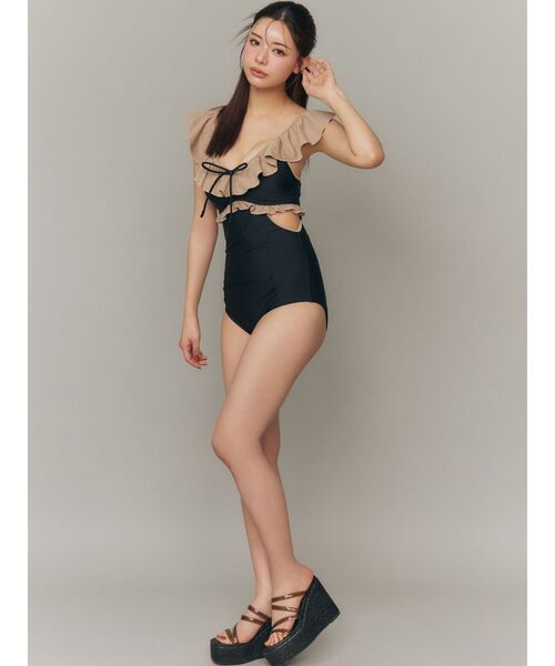 RESEXXY（リゼクシー） 水着 「swimwear」フリルデザインワンピース
