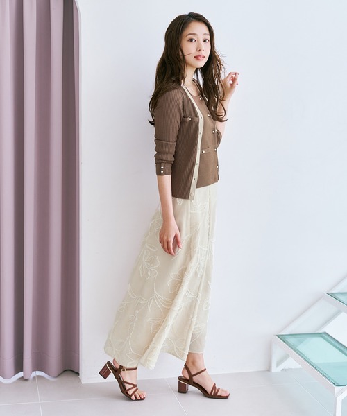 MISCH MASCH（ミッシュマッシュ） ロング スカート 2026春夏新作 麻調