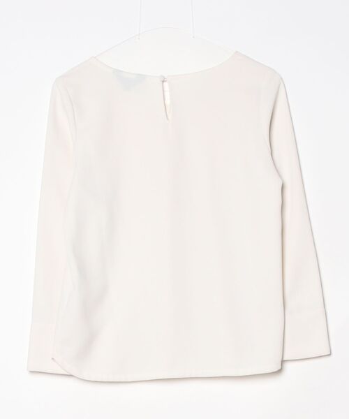 「Demi-Luxe BEAMS」 長袖ブラウス 38 ベージュ レディース_画像2