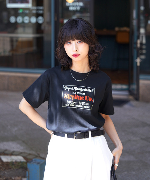 tシャツ 半袖 アソートロゴデザインTシャツ レディース : ZOZOTOWN