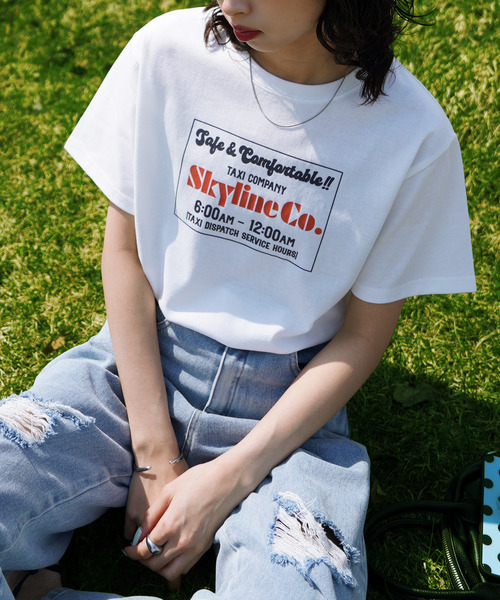 tシャツ 半袖 アソートロゴデザインTシャツ レディース : ZOZOTOWN