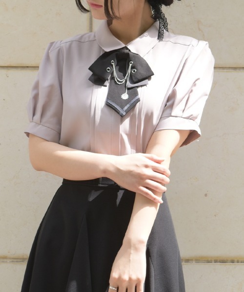 レディースブラウス　6枚セット axes femme（アクシーズ ファム） ブラウス シャツ 半袖 チェーンタイ