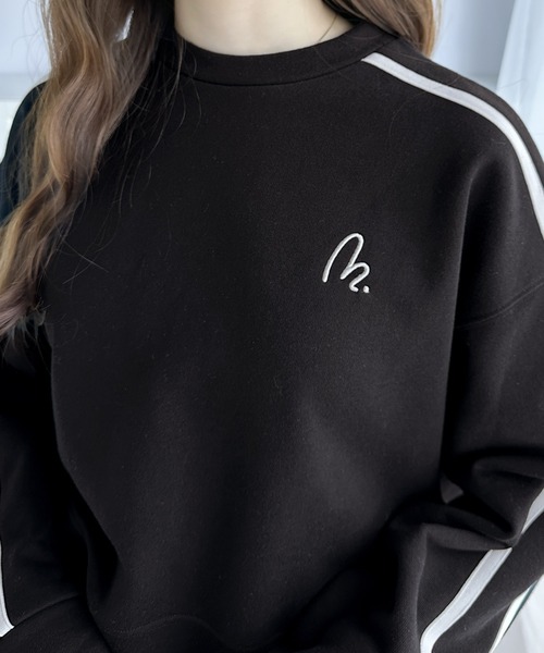 「mily bilet」 スウェットカットソー MEDIUM オートミール レディース_画像6