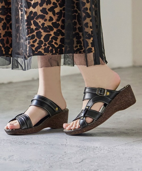 Fashion Letter（ファッションレター） サンダル 日本製 2wayフェイク