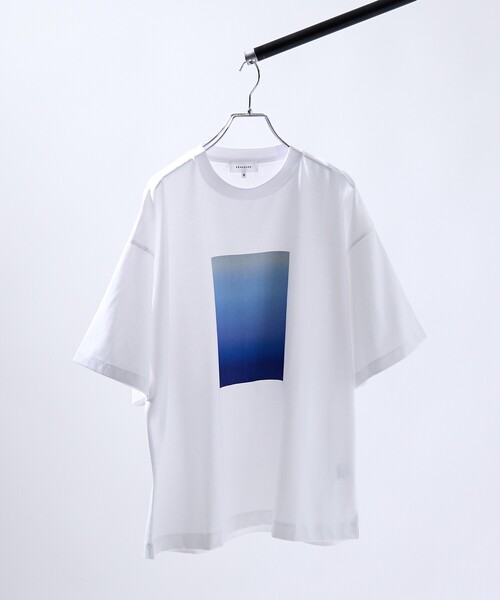 「ABAHOUSE」 半袖Tシャツ 46 ホワイト メンズ_画像3
