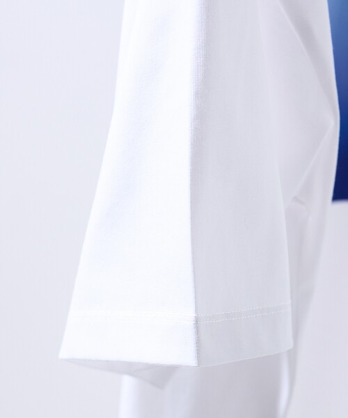 「ABAHOUSE」 半袖Tシャツ 46 ホワイト メンズ_画像6