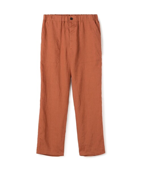 パンツ リネンポプリン ファティーグパンツ メンズの画像