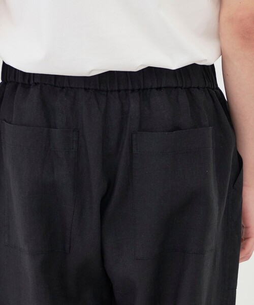 パンツ リネンポプリン ファティーグパンツ メンズの画像