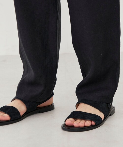 パンツ リネンポプリン ファティーグパンツ メンズの画像