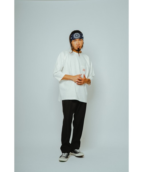 「BIG MIKE」 スウェットカットソー LARGE ダークブルー メンズ_画像5