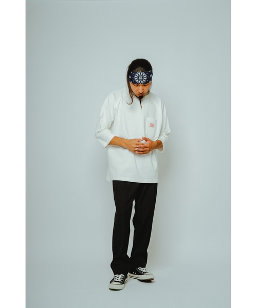 「BIG MIKE」 スウェットカットソー LARGE ダークブルー メンズ_画像6