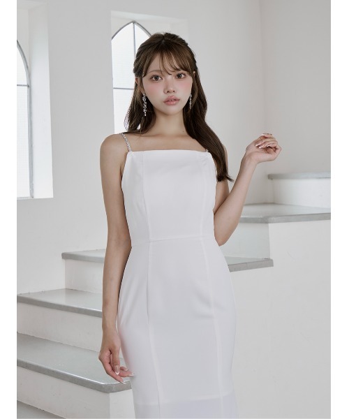 Darich（ダーリッチ） ワンピース ショルダーパールマーメイドロング