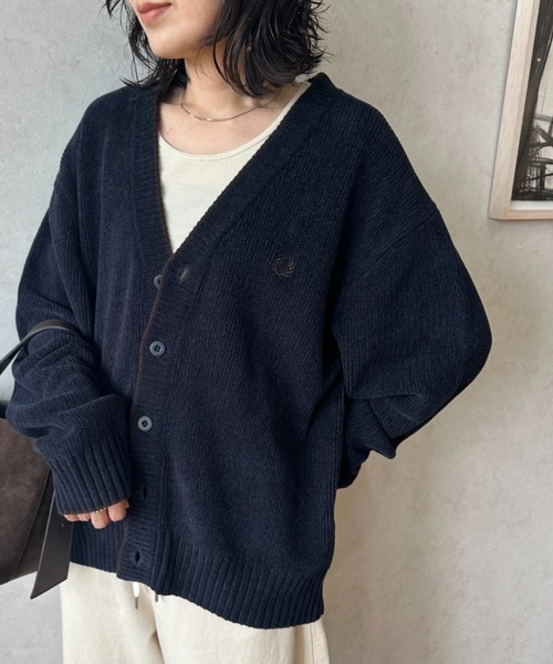 FRED PERRY（フレッドペリー） カーディガン 別注 ワンポイントロゴ