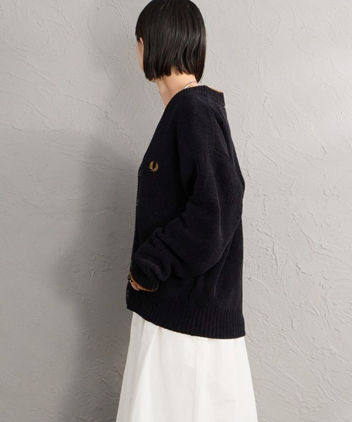 FRED PERRY（フレッドペリー） カーディガン 別注 ワンポイントロゴ