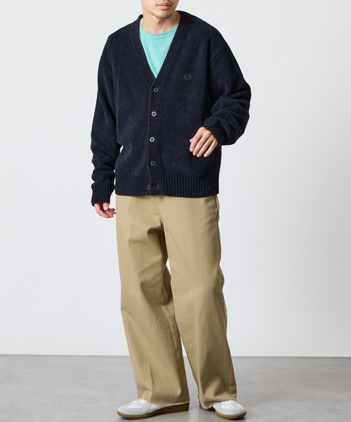 FRED PERRY（フレッドペリー） カーディガン 別注 ワンポイントロゴ