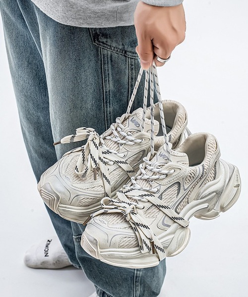 「WESTBOY」 ローカットスニーカー 41 グレー メンズ_画像5