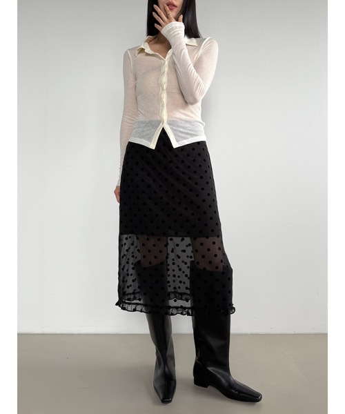 「Didot.showroom」 スカート S ブラック レディース_画像7