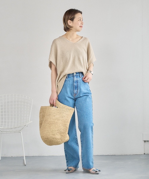 「TEMPERATE」 フラットパンプス 40 キャメル レディース_画像2