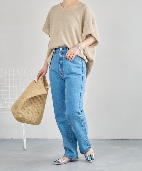 「TEMPERATE」 フラットパンプス 40 キャメル レディース_画像3