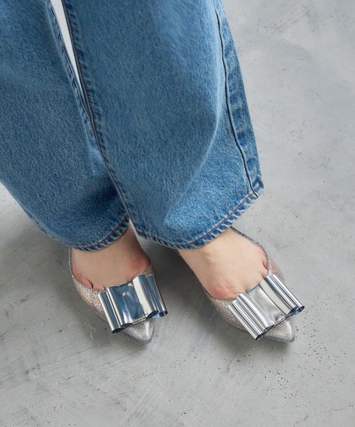 「TEMPERATE」 フラットパンプス 40 キャメル レディース_画像4