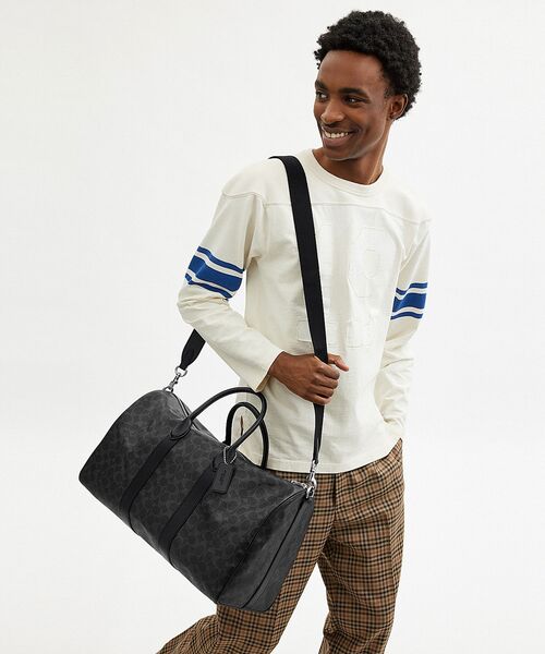 COACH（コーチ） ボストンバッグ コンパス バッグ 45・シグネチャー