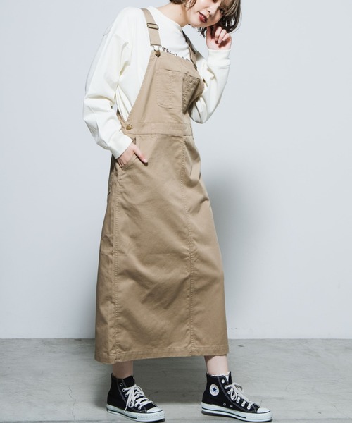 ワンピース ジャンパースカート Wego チノロングジャンスカ Zozotown Paypayモール店 通販 Paypayモール