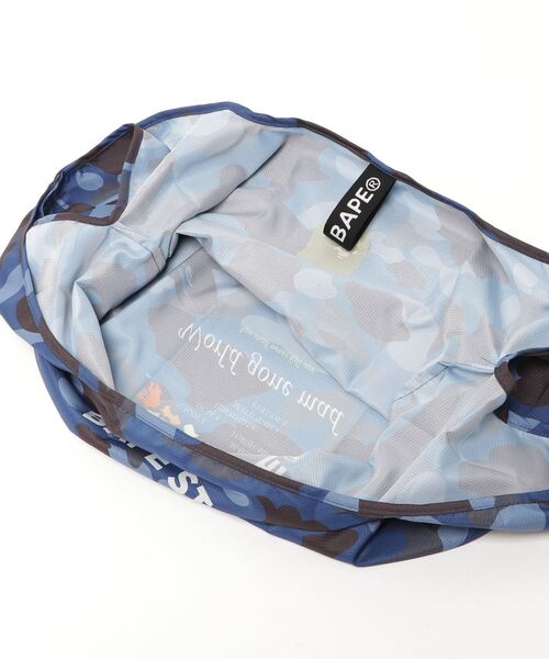 A BATHING APE エコバッグ COLOR CAMO SHOPPING BAG L M