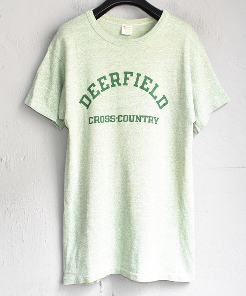 国産定番 tシャツ カレッジTシャツ ZOZOTOWN PayPayモール店 - 通販 - PayPayモール Tシャツ 80's Champion/チャンピオン 'DEERFIELD CROSS-COUNTRY' 大特価通販