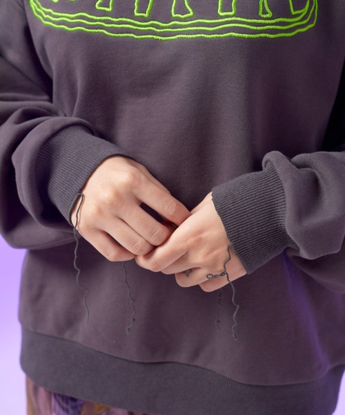 kotohayokozawa sink トレーナー スウェット SINK kotohayokozawa スウェット WATER WAVE LOGO SWEAT : ZOZOTOWN