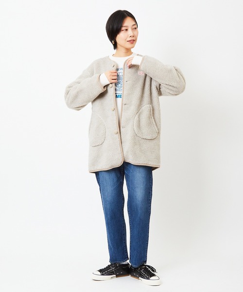 希少　ILYa LONG TEMPS/イリアロンタン　ノーカラーデニムジャケット 希少 ILYa LONG TEMPS/イリアロンタン ノーカラーデニムジャケット