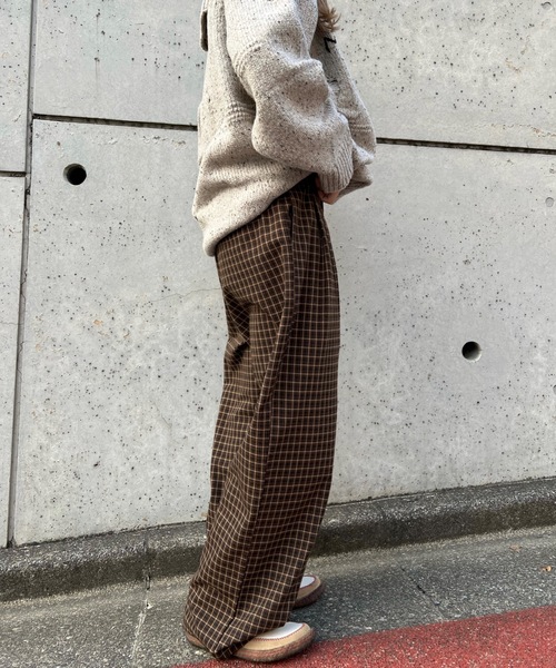 パンツ チェックパンツ レディース メンズ : ZOZOTOWN Yahoo!店