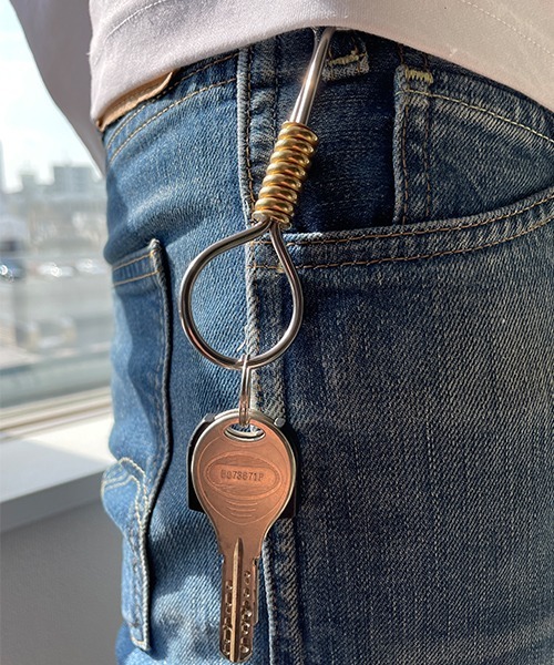 SEN TOKYO キーケース 無骨に小物を彩る。首縄モチーフ キーリング