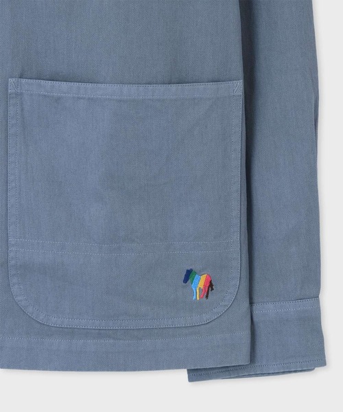 Paul Smith ゴートスエードジャケット　ブルゾン カバーオール　サイズS PS Paul Smith ブルゾン アウター シーズンゼブラ カバーオール