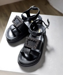 高級感溢れるビジュー【CHANEL】ビジュー サンダル ビジューが可愛い♪【CHANEL】サンダル
