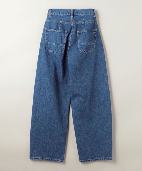パンツ デニム ジーンズ 「ASTRAET」CO タック ワイド デニムパンツ 