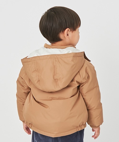 プティマイン　アウター　ダウン　コート リンク】ロングダウンコート（キッズサイズ）(90cm ECRU(キナリ