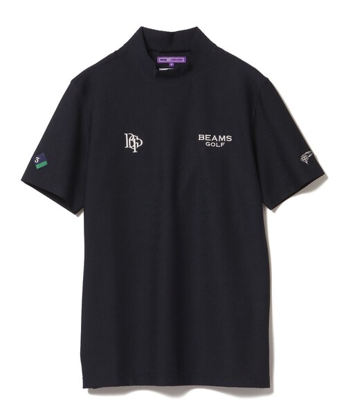 BEAMS GOLF PURPLE LABEL / モックネックシャツ BEAMS GOLF（ビームス ゴルフ） uvカット tシャツ 「MEN」 PURPLE