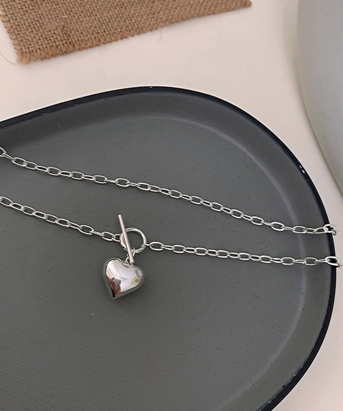 HALEY PESCA ネックレス HALEY PESCA/メタルハート マンテルチェーン