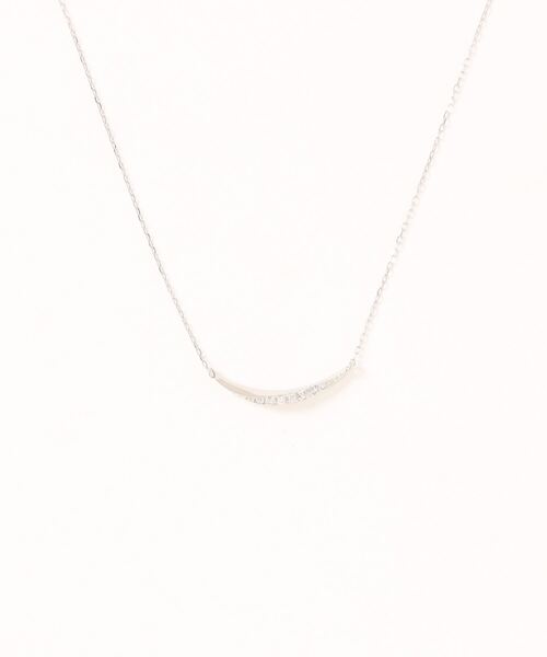con affetto(ファッション) ネックレス Pt950ダイヤラインネックレス 