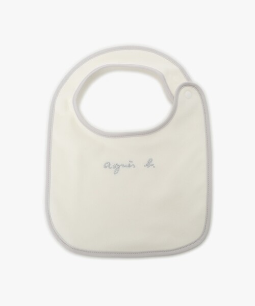 agnes b.（アニエスベー） スタイ よだれかけ ベビー ロゴ コットン