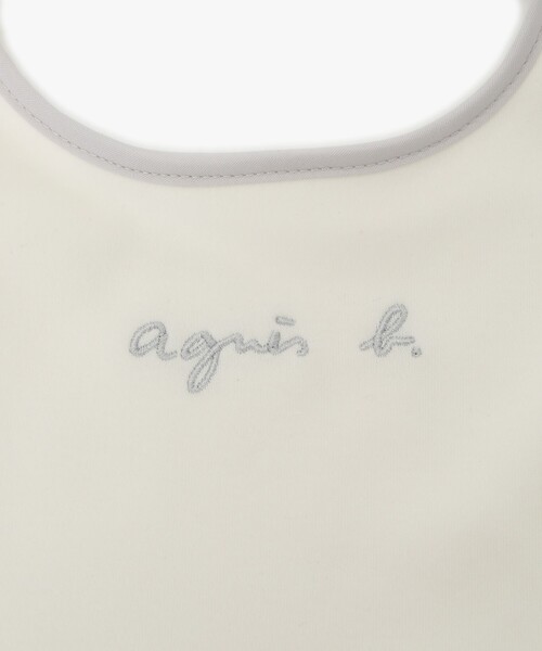 agnes b.（アニエスベー） スタイ よだれかけ ベビー ロゴ コットン
