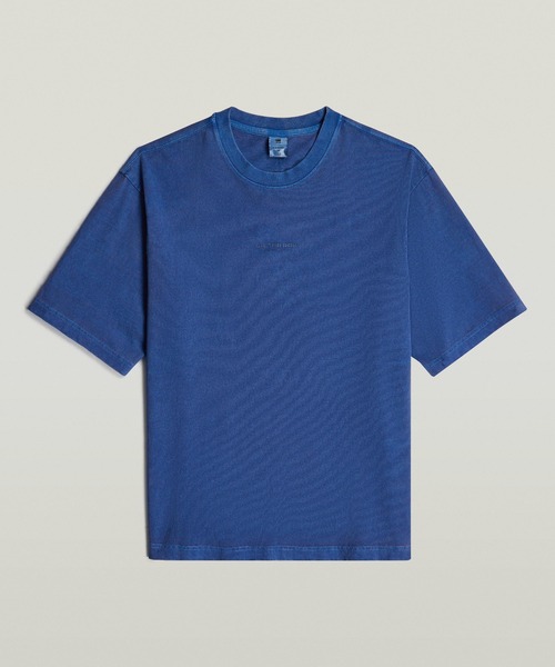G-STAR RAW tシャツ OVERDYED CENTER CHEST BOXY T-SHIRT